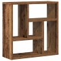 Estantería de pared madera ingeniería envejecida 45x16x45 cm en Estanterías | Comprar online en Foru.es