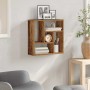 Estantería de pared madera ingeniería envejecida 45x16x45 cm en Estanterías | Comprar online en Foru.es