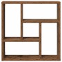 Estantería de pared madera ingeniería envejecida 45x16x45 cm en Estanterías | Comprar online en Foru.es