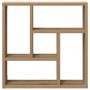Estante de pared madera ingeniería roble artisan 45x16x45 cm en Estanterías | Comprar online en Foru.es