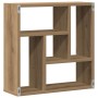 Estante de pared madera ingeniería roble artisan 45x16x45 cm en Estanterías | Comprar online en Foru.es