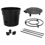 Macetero para tomates polipropileno antracita Ø29,5x115 cm de vidaXL, Maceteros y jardineras - Ref: Foro24-152209, Precio: 34...