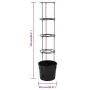 Macetero para tomates polipropileno antracita Ø29,5x115 cm de vidaXL, Maceteros y jardineras - Ref: Foro24-152209, Precio: 34...