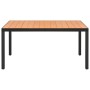 Juego de comedor de jardín 7 piezas negro y marrón de vidaXL, Conjuntos de jardín - Ref: Foro24-3060055, Precio: 601,85 €, De...