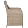 Juego de comedor para jardín 9 piezas ratán sintético marrón de vidaXL, Conjuntos de jardín - Ref: Foro24-3059470, Precio: 1,...