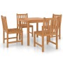 Conjunto de comedor de jardín 3 piezas madera maciza de teca de vidaXL, Conjuntos de jardín - Ref: Foro24-3059922, Precio: 66...