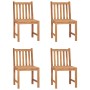 Conjunto de comedor de jardín 3 piezas madera maciza de teca de vidaXL, Conjuntos de jardín - Ref: Foro24-3059922, Precio: 66...