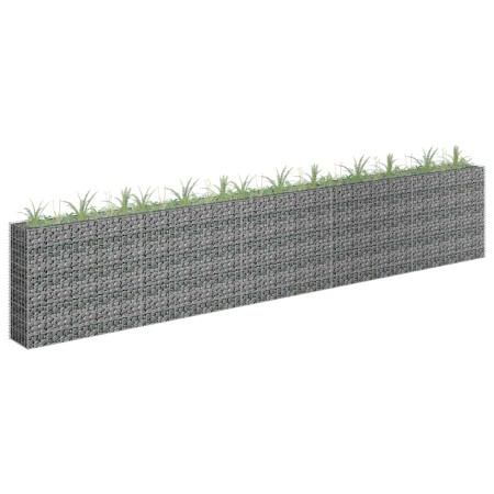 Arriate de gaviones de acero galvanizado 450x30x90 cm en Macetas y jardineras | Comprar online en Foru.es