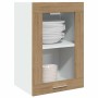 Vitrina colgante "Lyon" roble artesanal 40x31x60 cm madera de ingeniería en Armarios de cocina | Comprar online en Foru.es