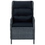 Set comedor jardín 9 pzas cojines ratán sintético gris oscuro de vidaXL, Conjuntos de jardín - Ref: Foro24-3060138, Precio: 2...