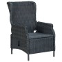 Set comedor jardín 9 pzas cojines ratán sintético gris oscuro de vidaXL, Conjuntos de jardín - Ref: Foro24-3060138, Precio: 2...