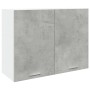 Armario colgante "Lyon" gris hormigón 80x31x60 cm madera de ingeniería en Armarios de cocina | Comprar online en Foru.es