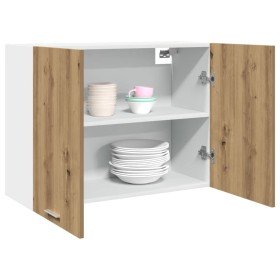 Armario colgante "Lyon" roble artesanal 80x31x60 cm madera de ingeniería en Armarios de cocina | Comprar online en Foru.es