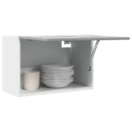Armario colgante "Lyon" gris hormigón 60x31x40 cm madera de ingeniería en Armarios de cocina | Comprar online en Foru.es