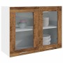 Vitrina colgante "Lyon" de madera vieja, 80x31x60 cm, madera de ingeniería en Armarios de cocina | Comprar online en Foru.es