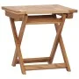 Tumbonas de jardín con reposapiés y mesa madera de teca maciza de vidaXL, Tumbonas - Ref: Foro24-3059959, Precio: 420,46 €, D...