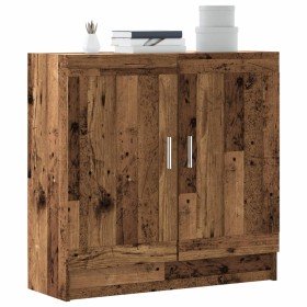 Estantería madera ingeniería madera envejecida 82,5x30,5x80 cm en Librerías y estanterías | Comprar online en Foru.es