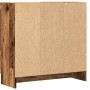 Estantería madera ingeniería madera envejecida 82,5x30,5x80 cm en Librerías y estanterías | Comprar online en Foru.es
