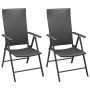 Juego de comedor para jardín 3 piezas negro de vidaXL, Conjuntos de jardín - Ref: Foro24-3060046, Precio: 284,83 €, Descuento: %