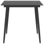 Juego de comedor para jardín 5 piezas negro de vidaXL, Conjuntos de jardín - Ref: Foro24-3060065, Precio: 341,81 €, Descuento: %