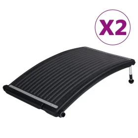 Paneles calefactores solares de piscina curvos 2 uds 110x65 cm de vidaXL, Climatizadores de piscina - Ref: Foro24-3059850, Pr...