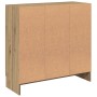 Armario libros madera ingeniería roble artisan 82,5x30,5x80 cm en Librerías y estanterías | Comprar online en Foru.es