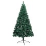 Medio árbol de Navidad con luces y bolas verde 150 cm en Decoración Festiva y Estacional | Comprar online en Foru.es