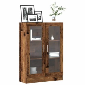 Armario de libros madera ingeniería envejecida 82,5x30,5x115 cm en Librerías y estanterías | Comprar online en Foru.es