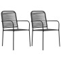 Set de comedor de jardín de 3 piezas vidrio y acero negro de vidaXL, Conjuntos de jardín - Ref: Foro24-3060207, Precio: 214,5...