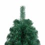 Medio árbol de Navidad con luces y bolas verde 150 cm en Decoración Festiva y Estacional | Comprar online en Foru.es