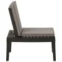 Sillones de jardín con cojines 2 unidades plástico gris de vidaXL, Sillas de jardín - Ref: Foro24-3059824, Precio: 130,44 €, ...