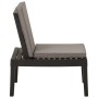 Sillones de jardín con cojines 2 unidades plástico gris de vidaXL, Sillas de jardín - Ref: Foro24-3059824, Precio: 132,66 €, ...