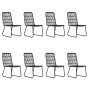 Juego de comedor para jardín 9 piezas ratán sintético y vidrio de vidaXL, Conjuntos de jardín - Ref: Foro24-3060248, Precio: ...