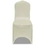 Fundas elásticas para sillas color crema 100 unidades de vidaXL, Fundas - Ref: Foro24-274768, Precio: 284,73 €, Descuento: %