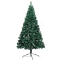Medio árbol de Navidad con luces y bolas verde 180 cm en Decoración Festiva y Estacional | Comprar online en Foru.es