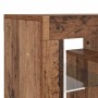 Mueble TV luces LED madera ingeniería envejecida 140x36,5x40 cm en Muebles TV | Comprar online en Foru.es