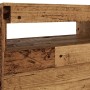 Mueble TV luces LED madera ingeniería envejecida 120x35x40 cm en Muebles TV | Comprar online en Foru.es