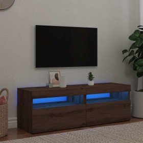Muebles TV con luces LED 2 uds madera ingeniería roble artisan en Muebles TV | Comprar online en Foru.es