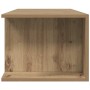 Mueble de TV luces LED madera roble artisan 135x39x30 cm en Muebles TV | Comprar online en Foru.es