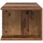 Mueble TV luces LED madera ingeniería envejecida 90x39x30 cm en Muebles TV | Comprar online en Foru.es
