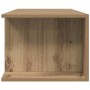 Mueble de TV luces LED madera roble artisan 90x39x30 cm en Muebles TV | Comprar online en Foru.es