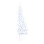 Medio árbol de Navidad con luces y bolas blanco 240 cm en Decoración Festiva y Estacional | Comprar online en Foru.es