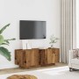 Mueble de TV madera de ingeniería envejecida 100x35x40 cm en Muebles TV | Comprar online en Foru.es