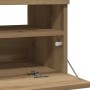 Mueble TV luces LED madera ingeniería roble artisan 100x35x40cm en Muebles TV | Comprar online en Foru.es