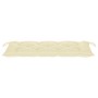 Banco de jardín 2 plazas madera eucalipto gris y cojín 120 cm de vidaXL, Bancos de jardín - Ref: Foro24-3061040, Precio: 188,...