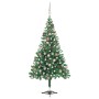 Árbol de Navidad artificial con luces y bolas 564 ramas 180 cm en Decoración Festiva y Estacional | Comprar online en Foru.es
