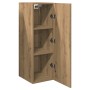 Muebles de TV 2 uds madera roble artisan 30,5x30x90 cm en Muebles TV | Comprar online en Foru.es