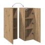 Muebles de TV 2 uds madera roble artisan 30,5x30x90 cm en Muebles TV | Comprar online en Foru.es