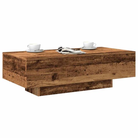 Mesa de centro madera de ingeniería envejecida 100x49,5x31 cm en Mesas de centro | Comprar online en Foru.es