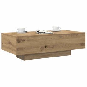 Mesa de centro madera ingeniería roble artisan 100x49,5x31 cm en Mesas de centro | Comprar online en Foru.es